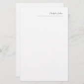 Papeterie Personnaliser de création simple professionnelle (Devant / Derrière)