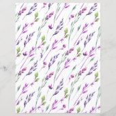 Papeterie personnelle/professionnelle à motifs flo (Dos)