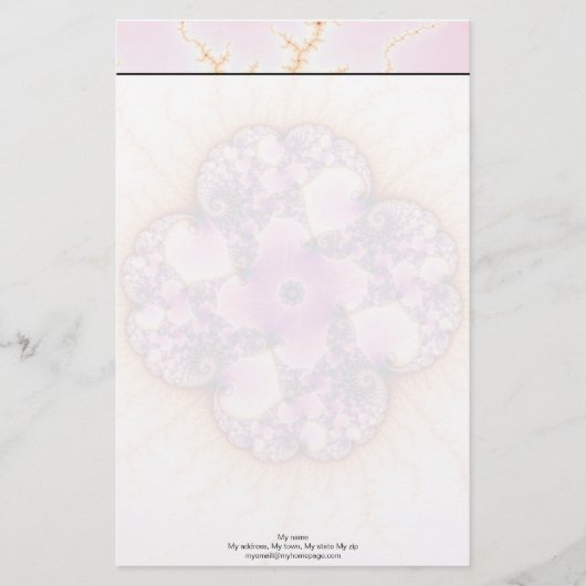 Papeterie Petallic - Art Fractal (Devant)