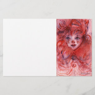 PAPETERIE PETIT CLOWN ROUGE