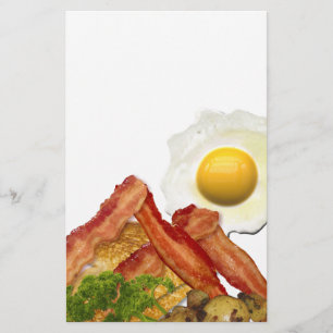 Papeterie Petit-déjeuner Oeufs de bacon paysager