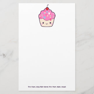 Papeterie Petit gâteau rose mignon