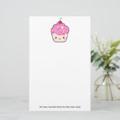 Papeterie Petit gâteau rose mignon (Debout devant)