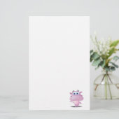 Papeterie petit hippo triste mignon (Debout devant)