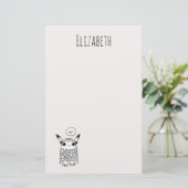 Papeterie Petit monstre mignon (Debout devant)