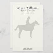 Papeterie Petit professionnel du cheval (Devant / Derrière)