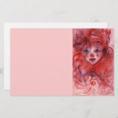 PAPETERIE PETITE CLOWN ROUGE (Devant / Derrière)