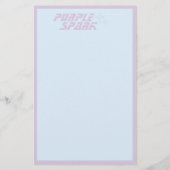 Papeterie Petite Entreprise Bleue Violette (Dos)