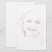 Papeterie Petite fille (Devant / Derrière)