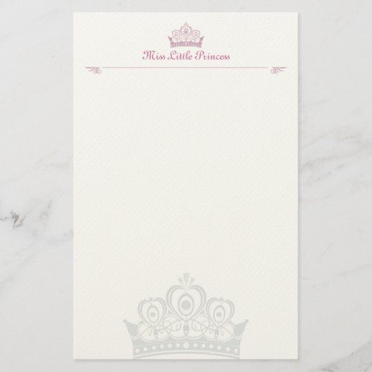 Papeterie Petite Note-paper de princesse Personalised (Devant)