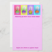 Papeterie - petits gâteaux d'anniversaire (Devant / Derrière)