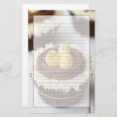 Papeterie Petits gâteaux de Pâques (Devant / Derrière)