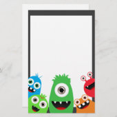 Papeterie Petits monstres idiots (Devant / Derrière)