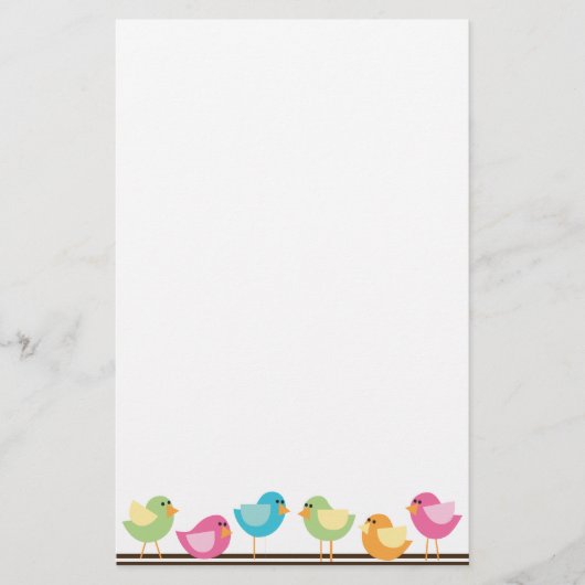 Papeterie Petits oiseaux (Devant)