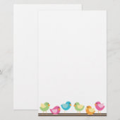 Papeterie Petits oiseaux (Devant / Derrière)