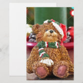 Papeterie Petits ours Noël (Devant / Derrière)