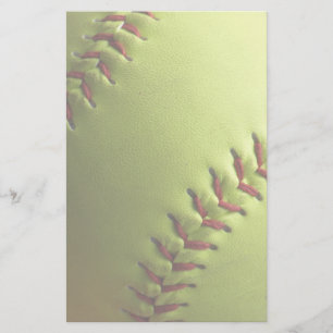 Papeterie Phare de softball jaune