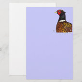 Papeterie Pheasant : Tête de Ringneck (Devant / Derrière)