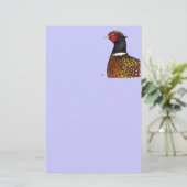 Papeterie Pheasant : Tête de Ringneck (Debout devant)