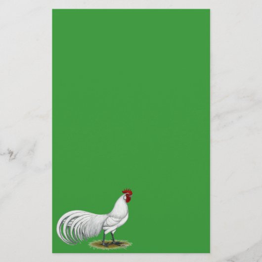 Papeterie Phoenix : Coq blanc (Devant)