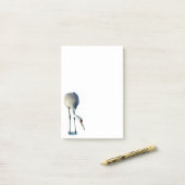 Papeterie photo Sandhill Crane 4x6 Notes post-it (Sur un bureau)