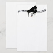 Papeterie Piano à queue et clavier (Devant / Derrière)