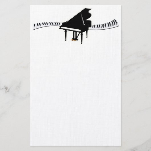 Papeterie Piano à queue et clavier (Devant)