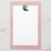 Papeterie Pic Vibrant | Papier à lettres rose (Dos)