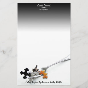Papeterie Pièces de puzzle et fourche