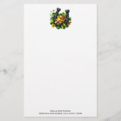 Papeterie Pièces en or Lucky Horseshoe et Clover (Devant)