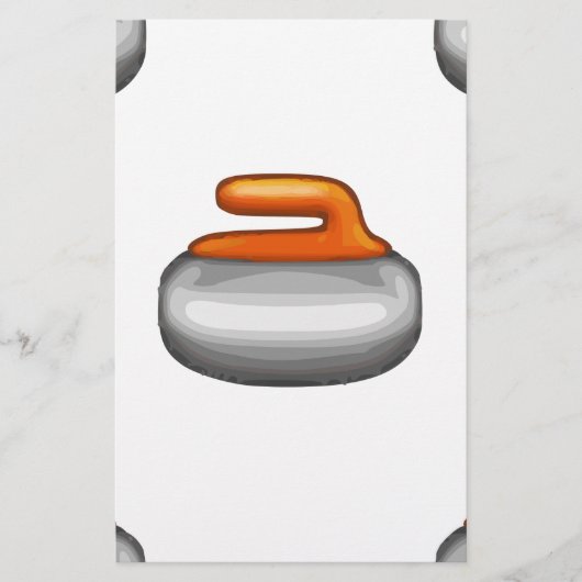 Papeterie Pierre de curling Emoji (Devant)
