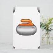 Papeterie Pierre de curling Emoji (Debout devant)