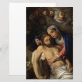 Papeterie Pietà (Marie et Jésus) (par Adam Elsheimer) (Devant / Derrière)