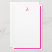 Papeterie Pieuvre rose de Preppy (Devant / Derrière)