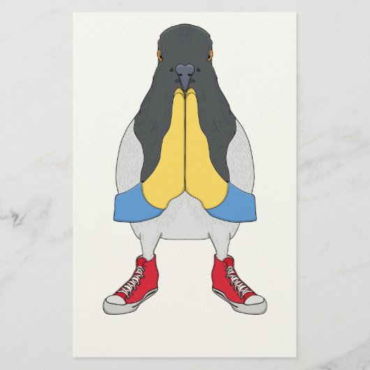 Papeterie Pigeon avec chaussures (Devant)