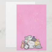 Papeterie Pile de chatons (Devant / Derrière)
