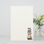 Papeterie Pile De Chats (Debout devant)