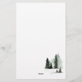 Papeterie Pin à bougie pour bébé de Noël (Dos)