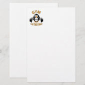 Papeterie Pingouin avec cloche (Devant / Derrière)