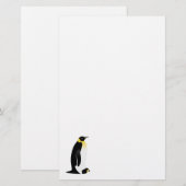 Papeterie Pingouin avec son bébé (Devant / Derrière)