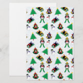 Papeterie Pingouin de Noël (Devant / Derrière)