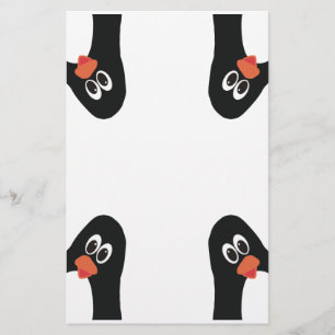 Papeterie Pingouins dans le coin Drôle et mignon