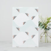 Papeterie Pingouins joueurs glissement sur Motif de neige (Debout devant)