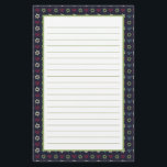 Papeterie Pink Blue Green Menorah et l'étoile de David Motif<br><div class="desc">Papeterie de Whimsical avec motif à thème Hanoukka des menorahs et Star of David en bleu,  vert et rose.</div>