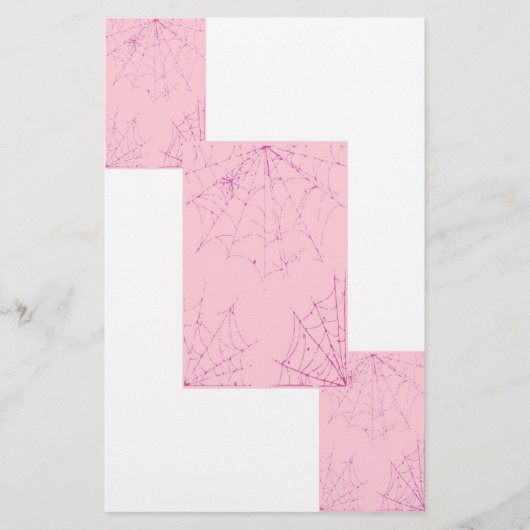 Papeterie Pink Pastel Spider Web (Devant)