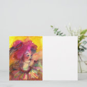 Papeterie PINKY CLOWN, rose fuchsia jaune blanc (Debout devant)