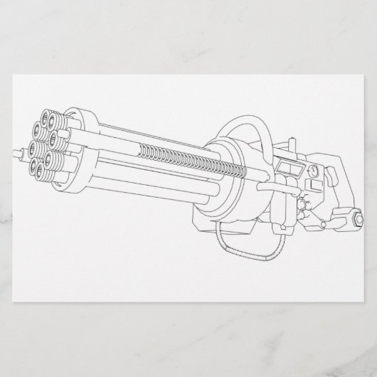 Papeterie Pistolet à rotation Steampunk (Devant)