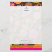 Papeterie PixDezines Mod Bubbles, couleur arrière - plan per (Devant)