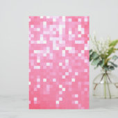 Papeterie Pixel rose étincelle (Debout devant)