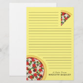 Papeterie Pizza Cuisine Combo Suprême pour enfants (Devant / Derrière)